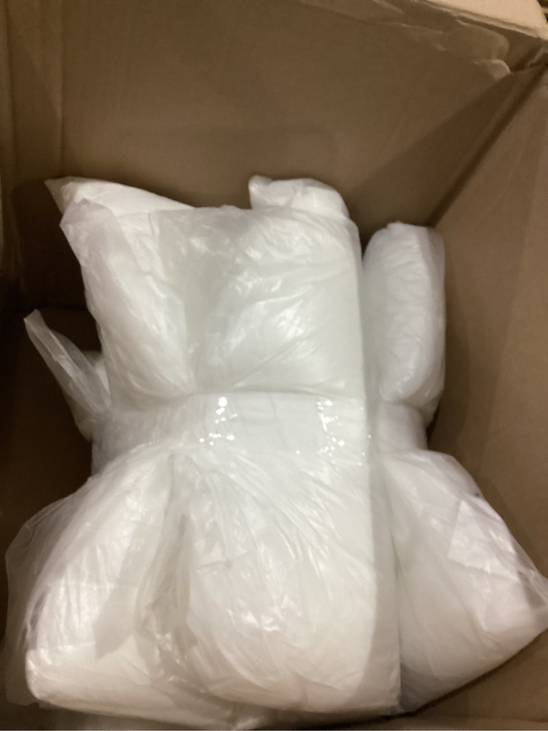 Condition photo showing As Is for MIULEE Set of 2 Throw Pillow Inserts 24x24 Inches, 100% Virgin Filling Nonwoven Pillow Inserts for Couch Sofa Living Room 2 24x24