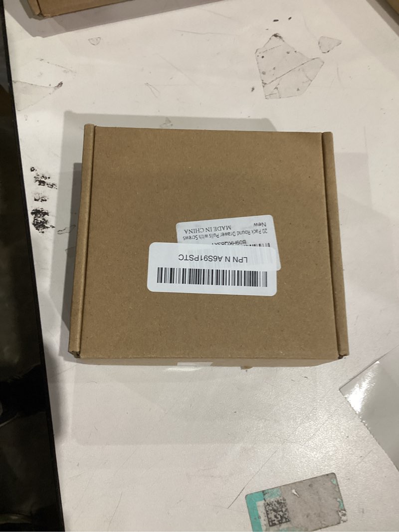 Condition photo showing New/Like New for 20 Pack Brass Round Antique Brass Kitchen Cabinet Knobs Cupboard Door Knobs Drawer Handle Pulls Dresser Knobs with 21 Pcs Screws for Bathroom Drawer Door Hardware 20 Yellow bronze