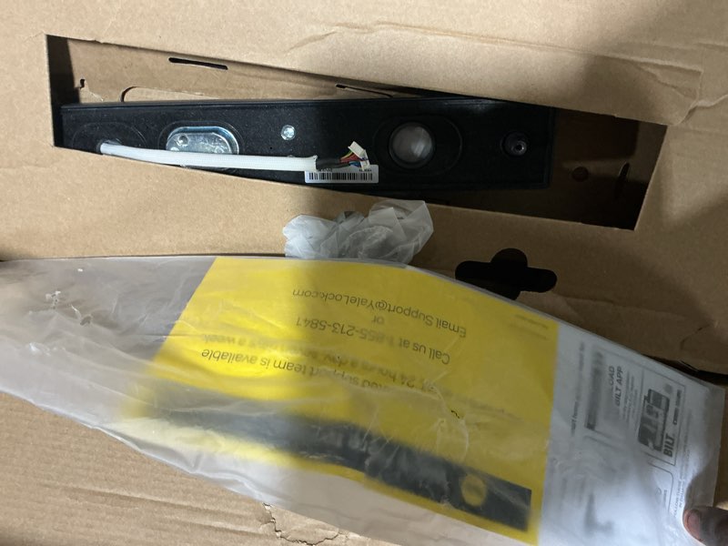 Condition photo showing Good Condition for Yale Assure Lock for Andersen® Patio Doors, Black Keypad Door Lock with Handle Connects to Wi-Fi and Bluetooth, ?YRM276-CB1-BLK Black Wi-Fi and Bluetooth