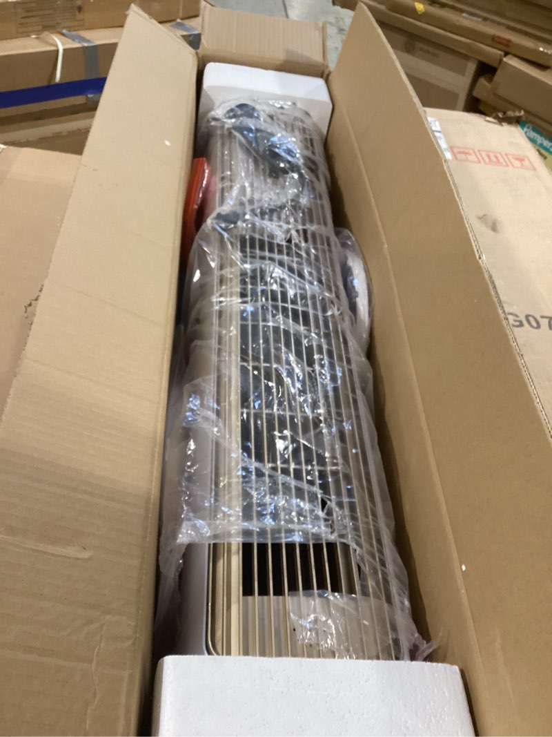 Condition photo showing Good Condition for evaporative air cooler - portable air conditioner fan with ice packs, 12h timer, 80° oscillation, 3 speeds & 4 modes, personal cooling fan with remote for bedroom, office, small room white
