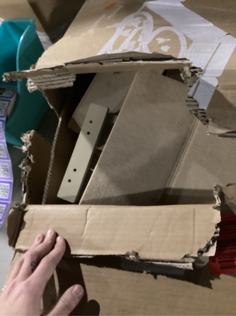 Condition photo showing As Is for Tiny Land Large Wooden Train Table (47.9”x35.2”), 100PCS Train Set, 3 Storage Bins, Activity Playset for Kids Ages 3+