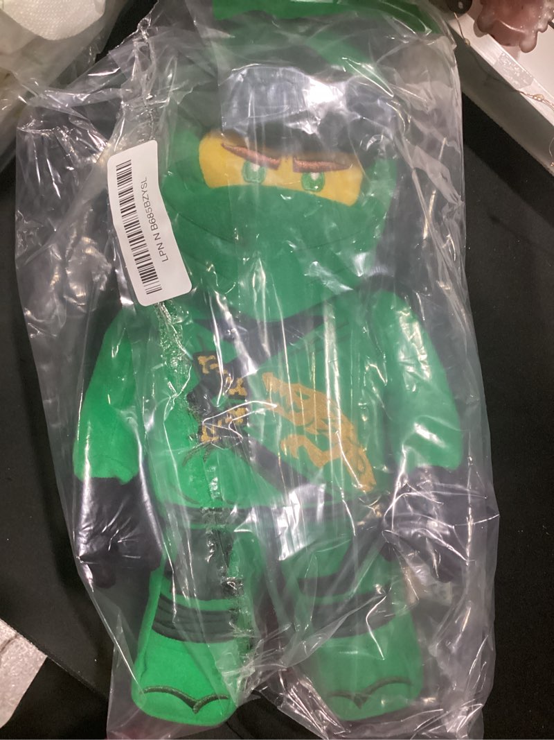 Condition photo showing Good Condition for lego ninjago lloyd ninja warrior 13" plush character by manhattan toy