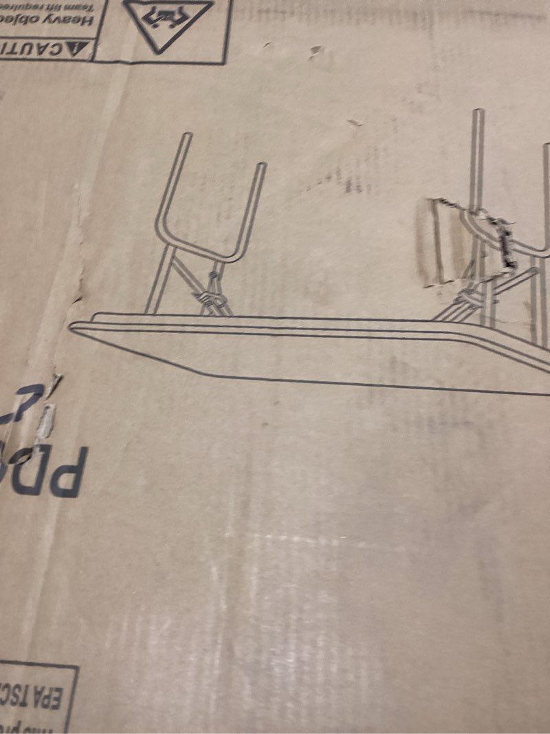 Condition photo showing New/Like New for Flash Furniture Frankie 4-Foot Mahogany Melamine Laminate Folding Banquet Table