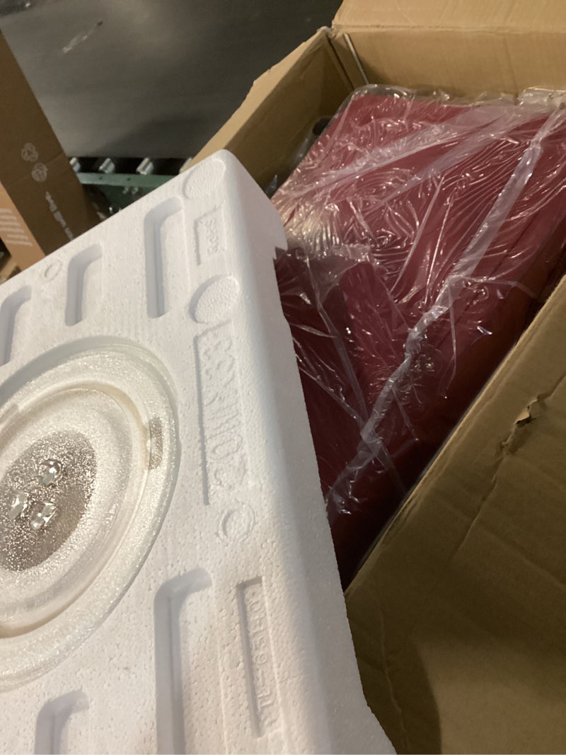 Condition photo showing Good Condition for FRIGIDAIRE EMW788RETRO 0.7 cu. ft. Retro Microwave, Red-Silver