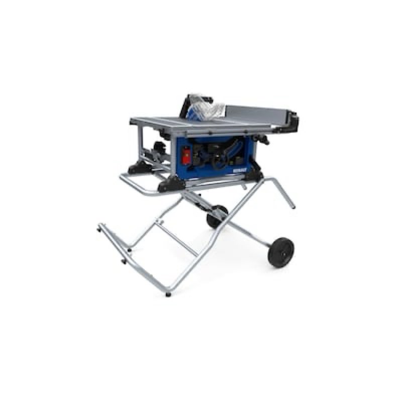 Kobalt 10-in 15 -Amp 120 -Volt Portable Jobsite Table Saw with Gravity Rise Stand