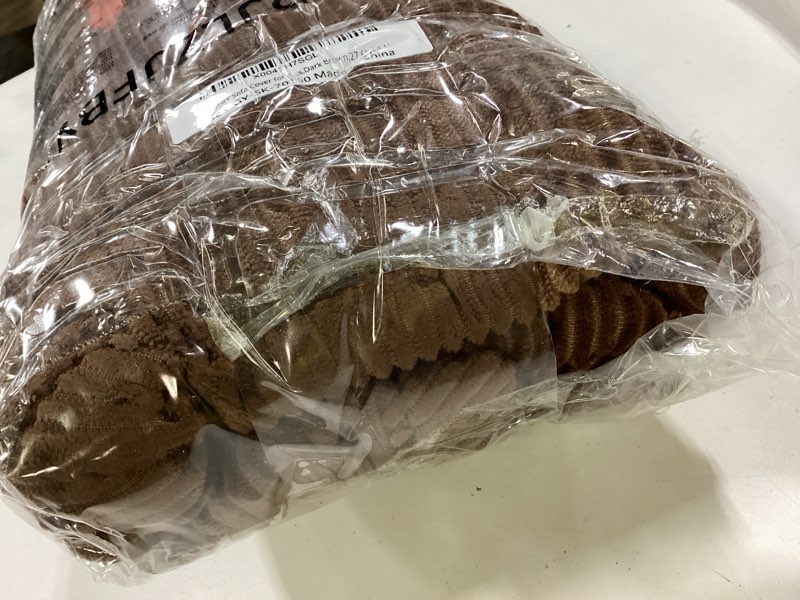 Condition photo showing As Is for Couch Cover for Dogs Washable, Non Slip Couch Covers for 3 Cushion Sofa Pet Friendly, Soft Fuzzy Sofa Covers for Pets, Dog Couch Cover Furniture Protector(1PC,Dark Brown,27.6\"x59.1\") Dark Brown 1PC/27.6\"x59.1\"