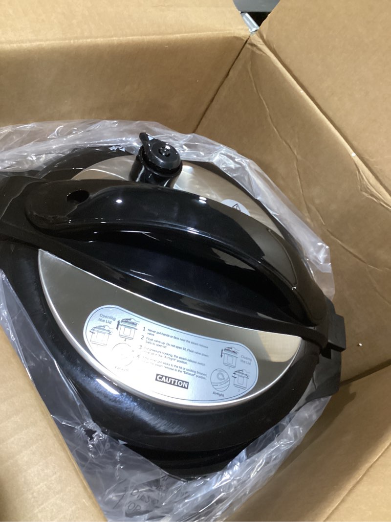 Condition photo showing Good Condition for DUMOS 16-in-1 Electric Pressure Cooker 8 QT Stainless Steel Multi Cooker Electric for Pressure, Rice, Steamer, Yogurt Maker, Slow Cook, Black