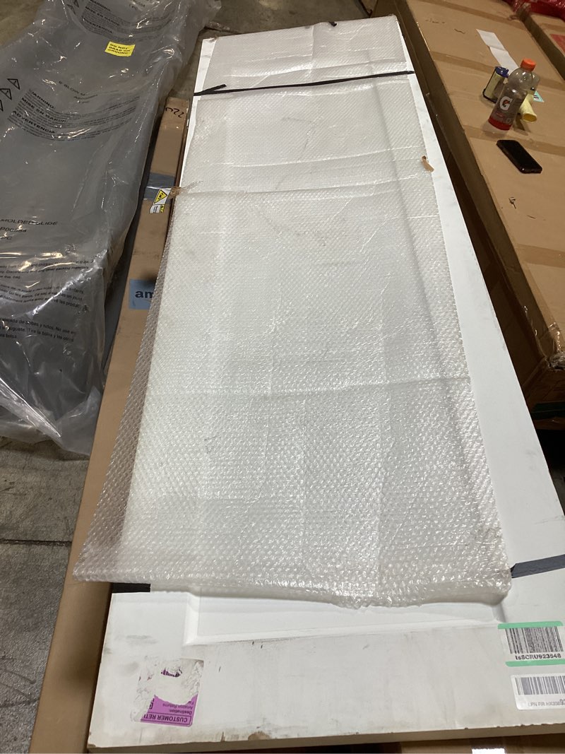 Condition photo showing Good Condition for barnsmith 30x80 in 1-panel white primed molded door slab, shaker style paintable hollow core interior door panel, for pocket, swing, sliding door, durable and lightweight, no assembly required 30" x 80"