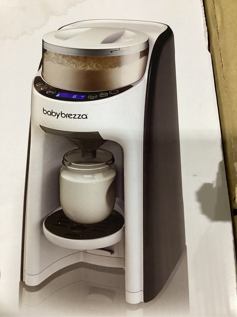 Condition photo showing Good Condition for baby brezza new and improved formula pro advanced formula dispenser machine - automatically mix a warm formula bottle instantly - easily make bottle with automatic powder blending, white