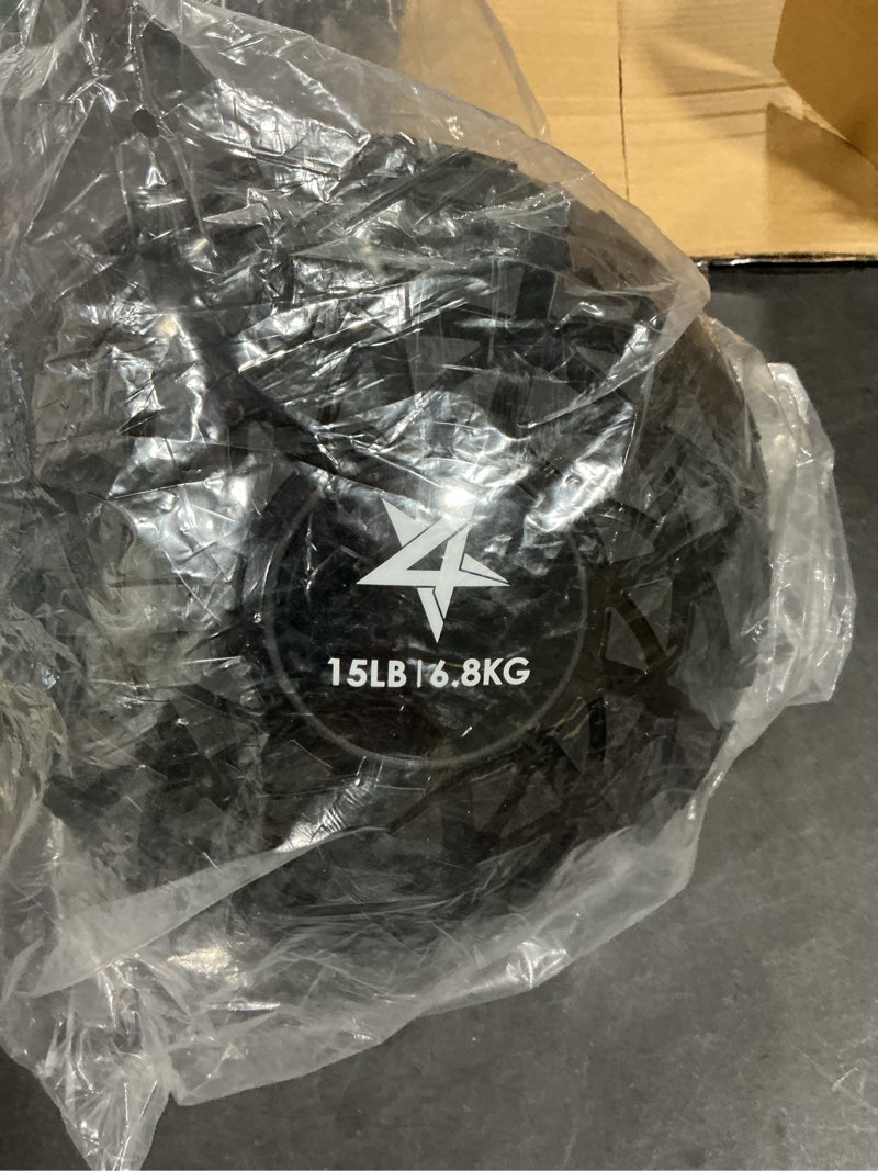 Condition photo showing New/Like New for Amazon Basics Slam Medicine Balls for Exercise 15 Pounds