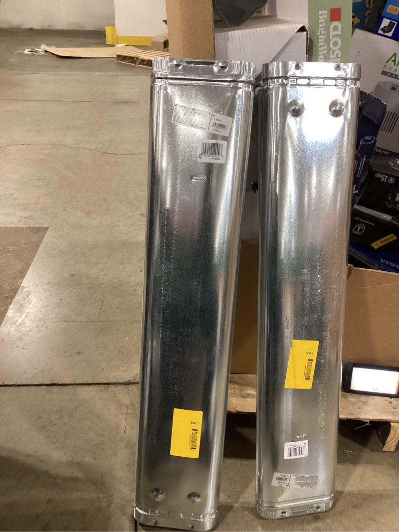 Condition photo showing Good Condition for simliar item american metal products 7.1-in x 36.0-in 28.0 gauge galvanized steel oval duct pipe