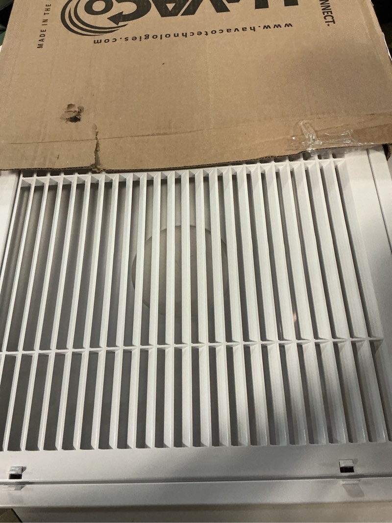 Condition photo showing New/Like New for ht-2x2-rtn quick connect 2 x 2 ft. plastic louvered return
