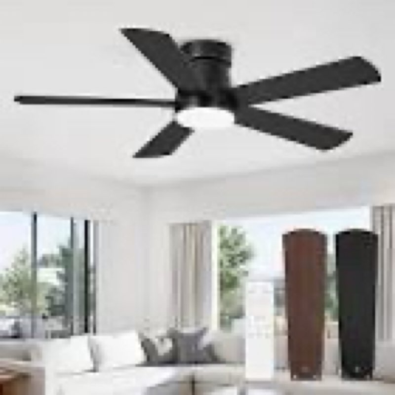 fanbulous 42 inch ceiling fan with light, low profile ceiling fan with light, app&remote control, di