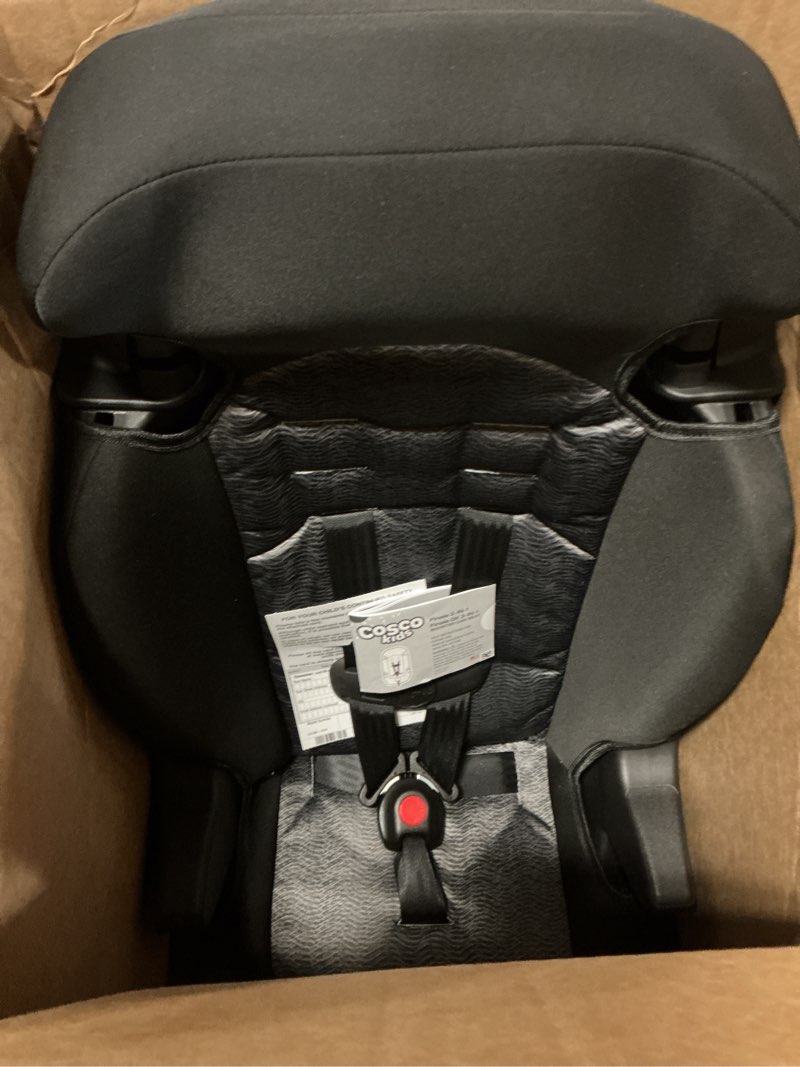 Condition photo showing New/Like New for cosco kids finale 2-in-1 booster car seat, fiberwave, toddler, unisex