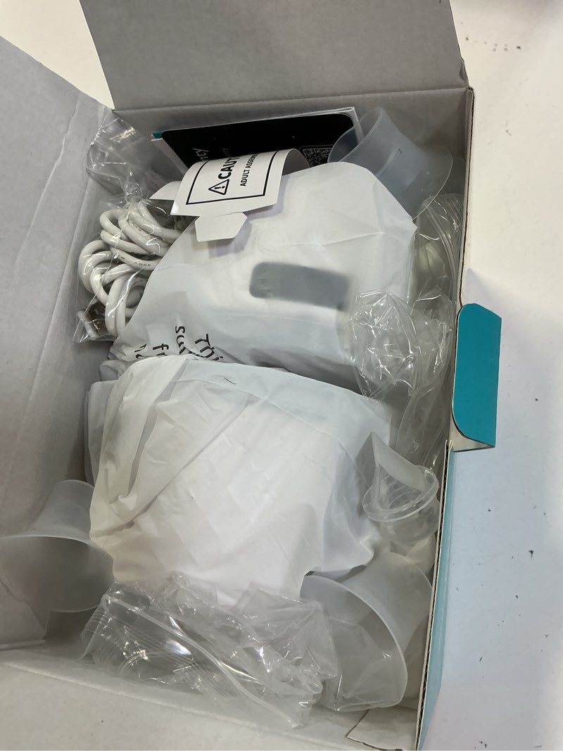 Condition photo showing Good Condition for Paruu P10 Hands-Free Breast Pump Wearable, 338mmHg Strong Suction, Low Noise, 4 Modes & 9 Levels, Electric Breast Pump Portable, Smart Display, 19/21/24/28mm Insert/Flange, 2 Pack (White) 2 Count