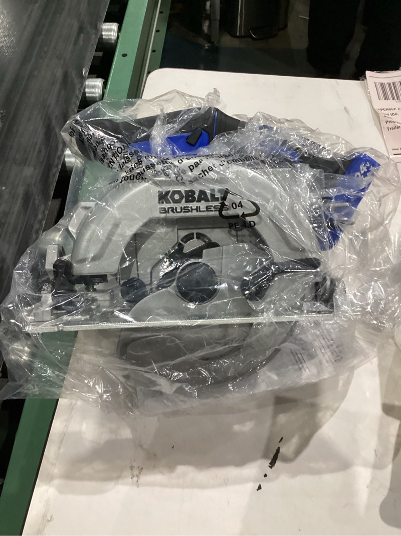 Condition photo showing As Is for Kobalt 24-volt Max 6-1/2-in cordless circular saw