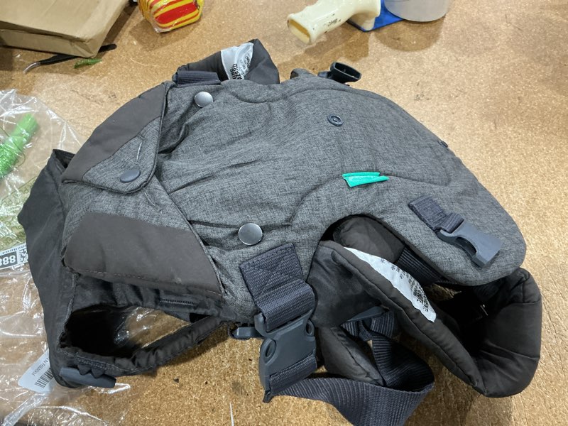 Condition photo showing Good Condition for infantino flip 4-in-1 convertible baby carrier, adjustable, ergonomic babywearing, registry essential, baby carrier for newborn to toddler, gray