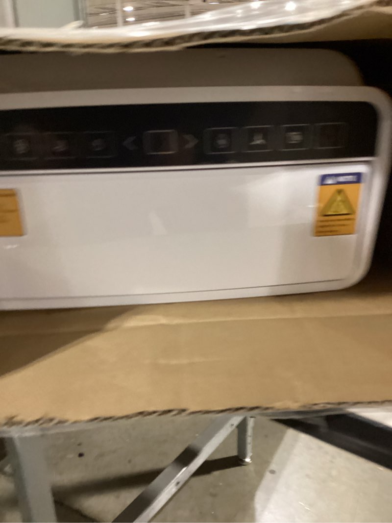 Condition photo showing Good Condition for PHILODECO 80 Pint 4500 Sq.Ft Dehumidifier with Drain Hose, Automatic Defrosting, Intelligent Humidity Control with 24HR Timer, Smart Quiet Dehumidifier, for Basement, Bathroom, Bedroom, Home, White