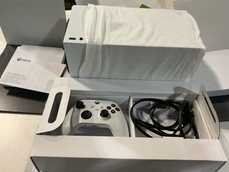 Condition photo showing Good Condition for xbox series x - all digital gaming console - 1tb ssd - includes wireless controller - 4k gaming - 120fps - robot white xbox series x 1tb digital edition console + controller