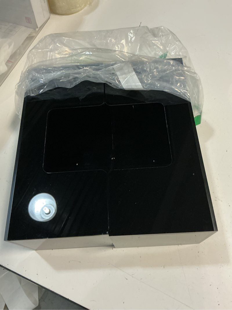 Condition photo showing Good Condition for paper towel holder countertop, black acrylic bathroom napkin holder, 2 pack | black napkin holder for kitchen, countertop multifold z-fold c-fold trifold paper hand towel dispenser for bathroom or toilet
