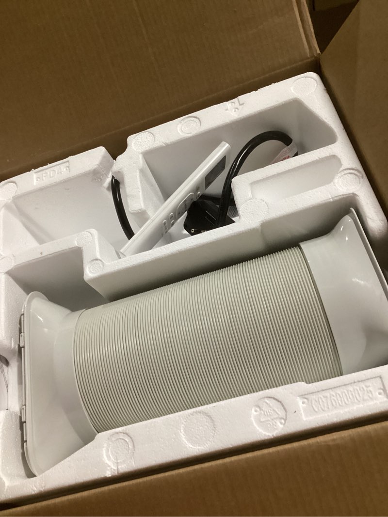 Condition photo showing Good Condition for 14000 BTU Portable Air Conditioners with Heater, Remote Control, 4-in-1 Free Stand Smart Cooling AC Unit with Heating, Dehumidifier, Fan Mode for 550-700 sq.ft Room, Auto Swing,Timer, Black Black 14000Btu with Heater