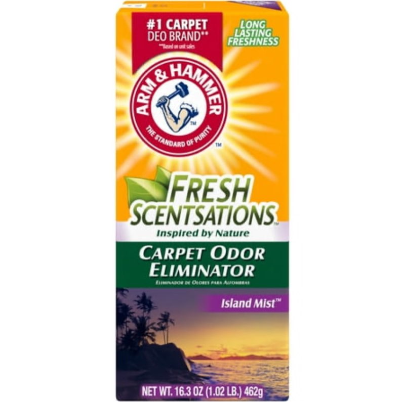 Pack Of 3)Arm Hammer Island Mist Carpet Odor Eliminator  16.3 oz