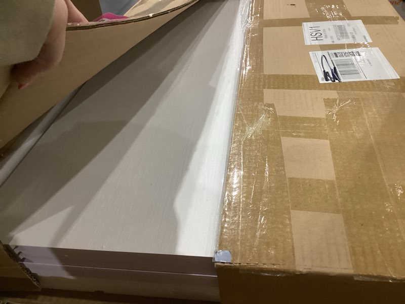 Condition photo showing Good Condition for Wire Rack Covers for Shelves, 30 * 16 inch Wires Shelf Ccover, Shelfs Covers for Wire Shelving, Easy to Cut Install Wires Shelf 0.31-inch Thick Moisture Durable Shelfs Liner for Kitchen, Pantry White White 30W x 16D