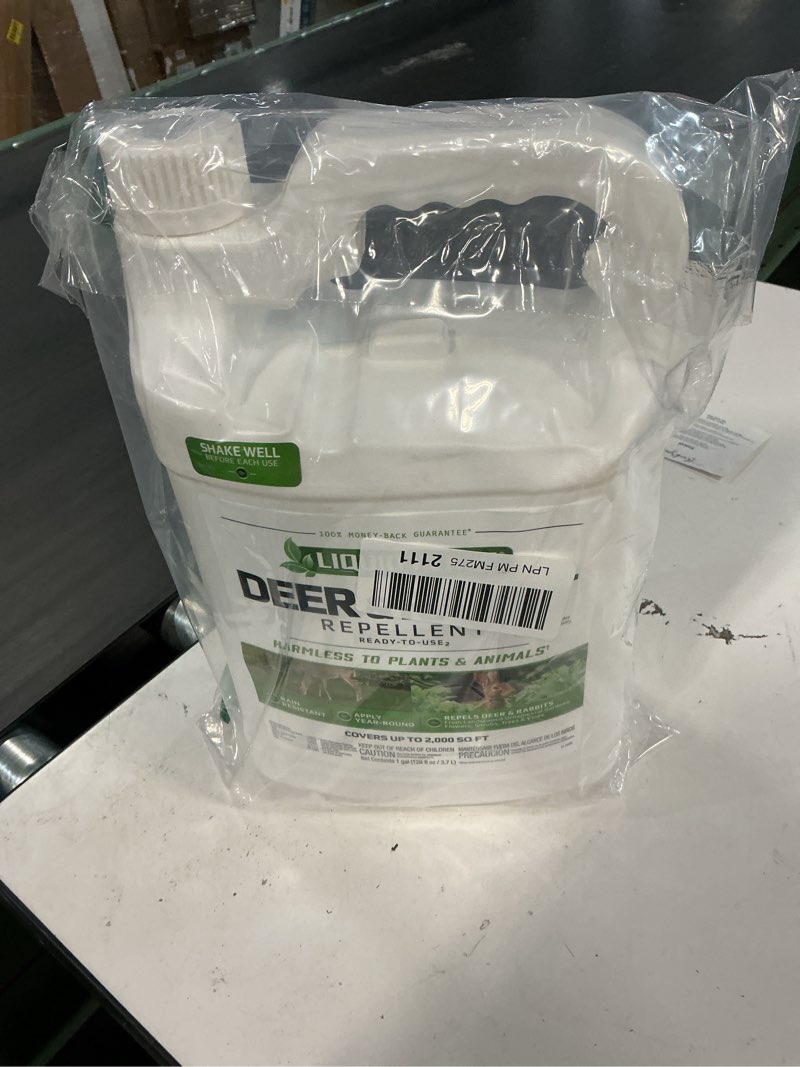Condition photo showing Good Condition for Liquid Fence Deer And Rabbit Repellent Ready-To-Use, Apply Year-Round, 1 Gallon 1 Pack 128 Oz, Ready-to-Use