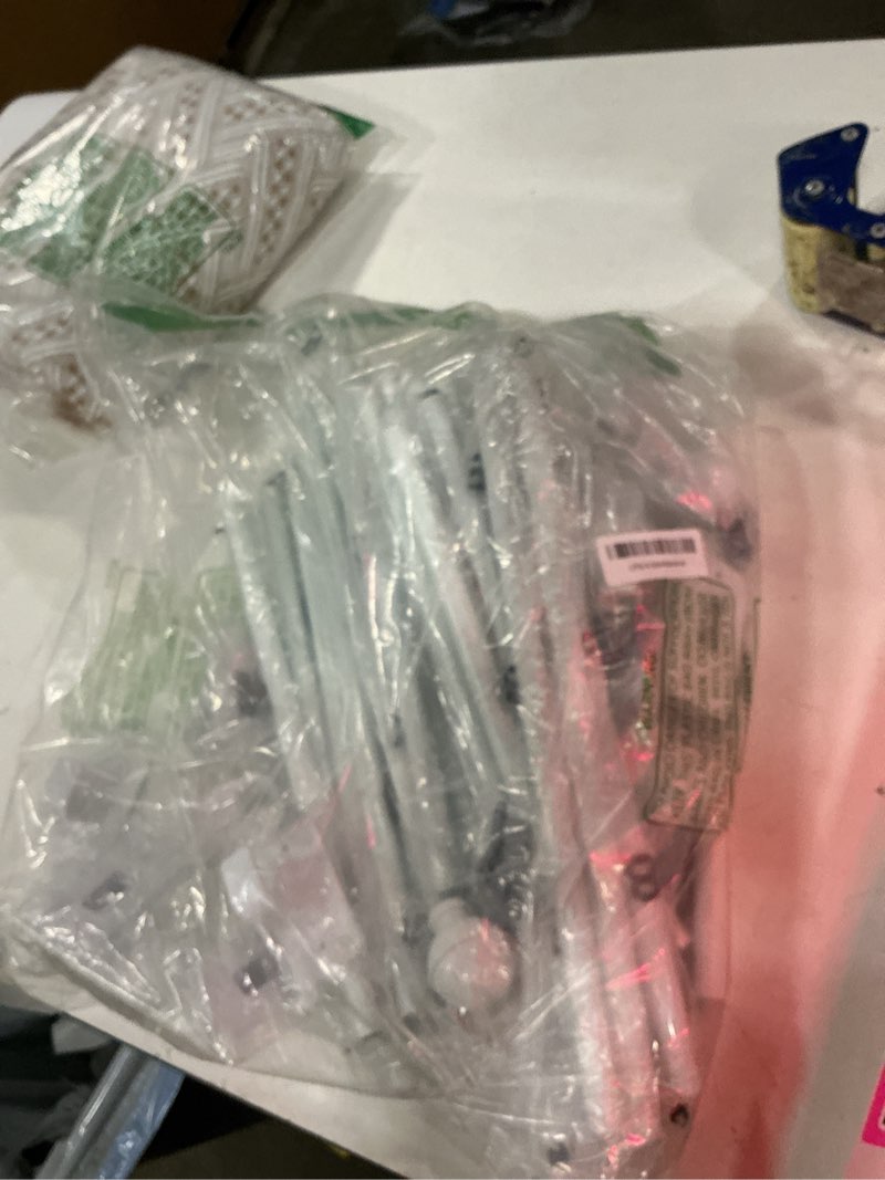 Condition photo showing New/Like New for enjoybasics 2 pack no drill curtain rods for window 48 to 84 inches, 5/8 inch diameter renter friendly drapery rod with adhesive brackets without drilling, adjustable from 27 to 90 inches, white white 27-90"