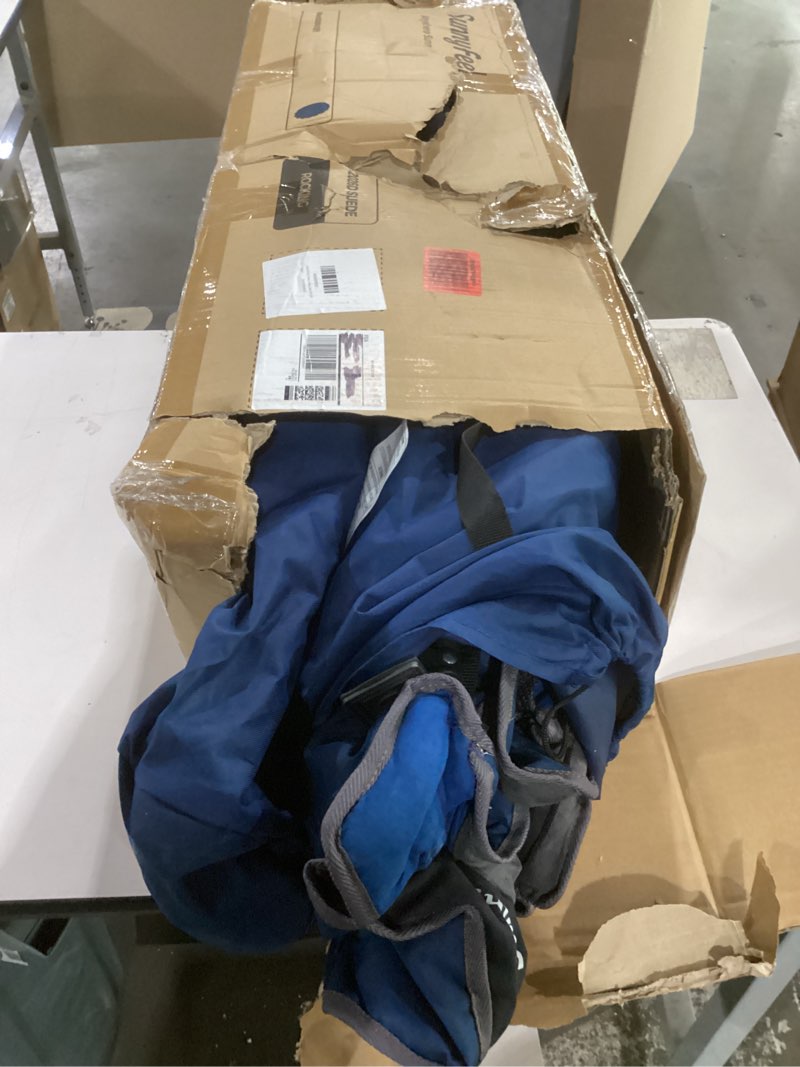 Condition photo showing Good Condition for similar to**** sunnyfeel rocking camping chair, luxury padded recliner, oversized folding lawn chair with pocket, 300 lbs heavy duty for outdoor/picnic/lounge/patio, portable camp rocker chairs with carry bag grey