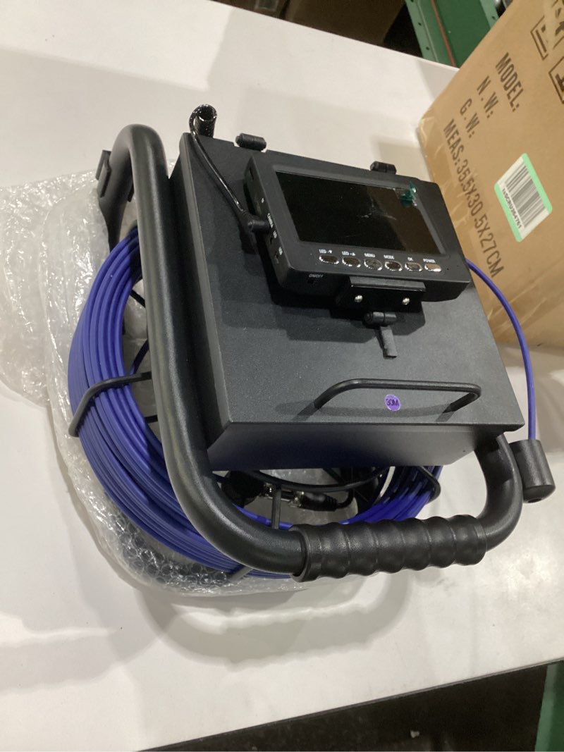 Condition photo showing New/Like New for ZELCAN Sewer Camera, Drain Camera 100FT with 4.3 in. LCD Screen, Waterproof IP68 Borescope Plumbing with 12 LED Lights with 5300mAh Battery DVR Recorder, Included 32GB Card 4.3 in. / 100FT