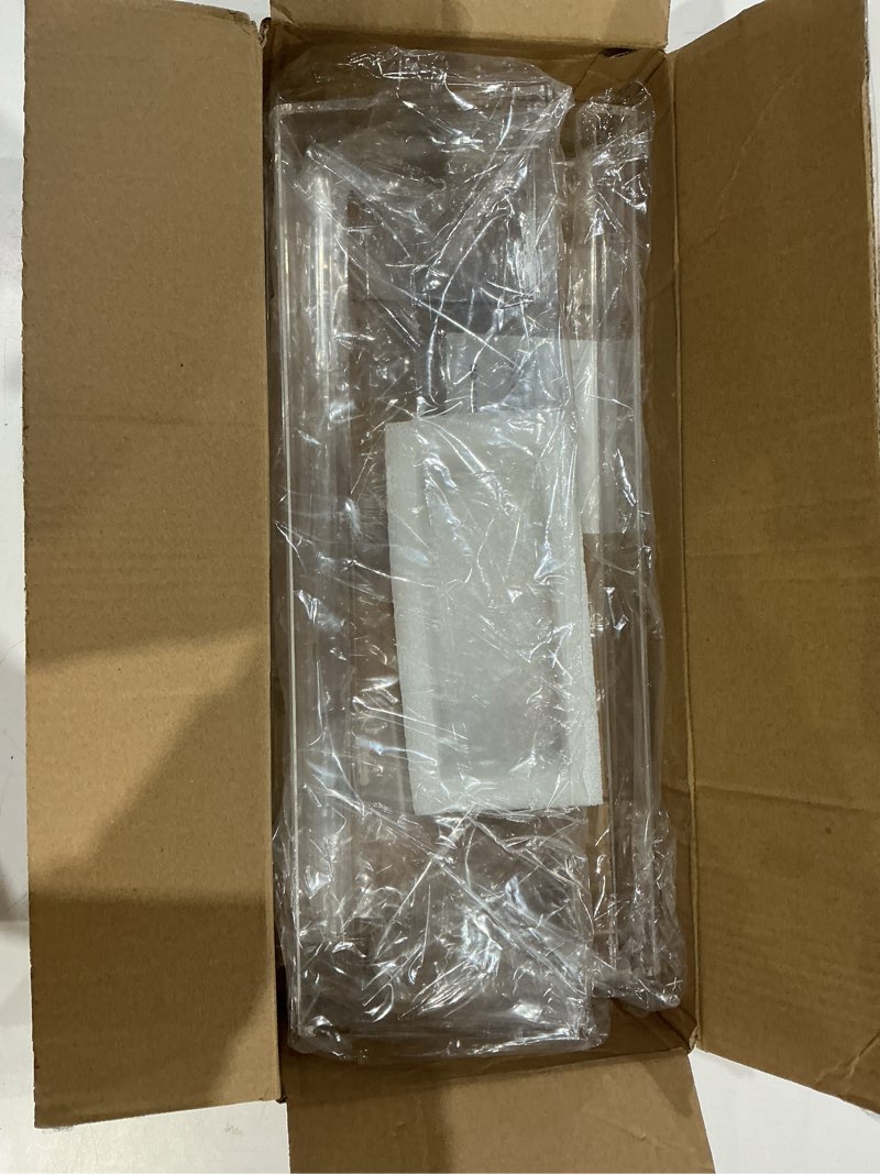 Condition photo showing Good Condition for clear acrylic wall magazine holder & brochure holder, nursery book shelves for school kids room waiting room living room office home display decor (2 pack 17 inch) clear 17 inch