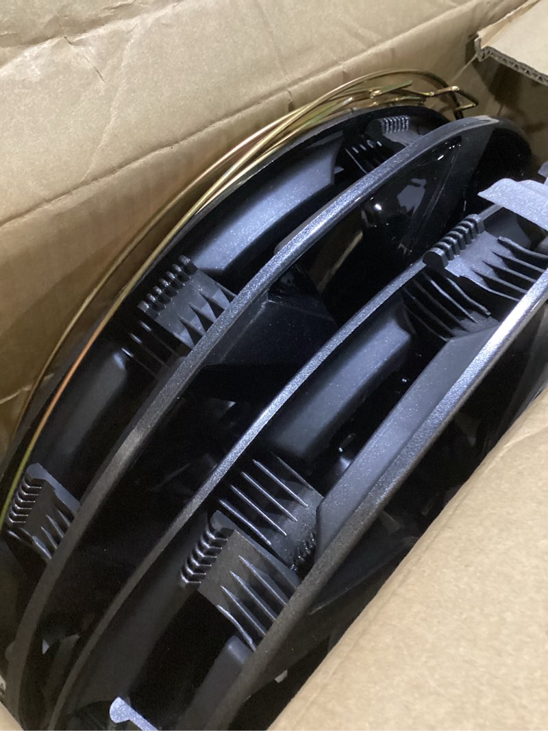 Condition photo showing Good Condition for 16 inch universal hubcaps, grey & black snap-on wheel covers, compatible with most standard steel wheels, cars sedans & suv, set of 4 (grey and black)