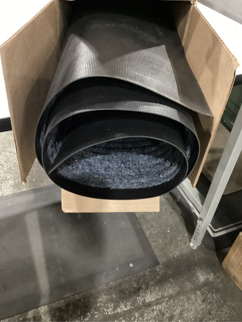 Condition photo showing Good Condition for Notrax 109 Brush Step Carpeted Indoor/Outdoor Entrance Mat for Home or Office, 3' X 4', Absorbent Slip Resistant Heavy Duty Entry Mat, Slate Blue, 109S0034BU 3' x 4' (Rectangular) Slate Blue Solid