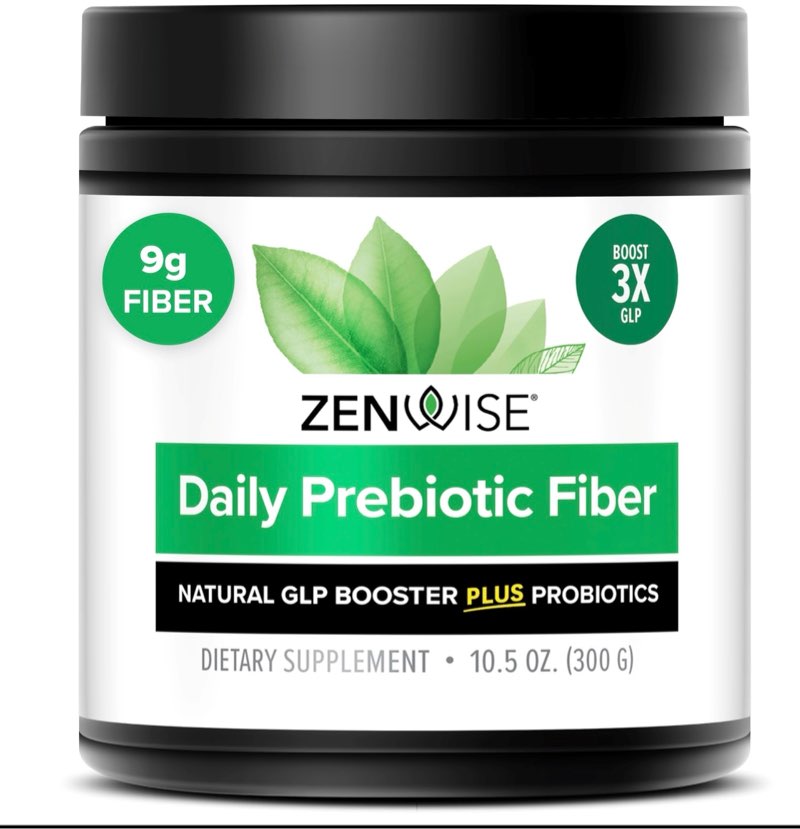Zenwise Health ZenGLP-1, Natural GLP-1 with Metabolic Probiotics to Help Control Hunger & Cravings and Support Digestive Health - GLP-1 Supplement Support for Women & Men - 30-Day Serving
