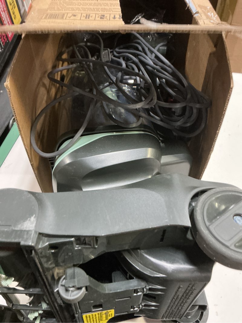 Condition photo showing As Is for kenmore du1275 featherlite bagless upright vacuum lightweight carpet cleaner with 4 height adjustment, hair eliminator brushroll & 2 cleaning tools light green