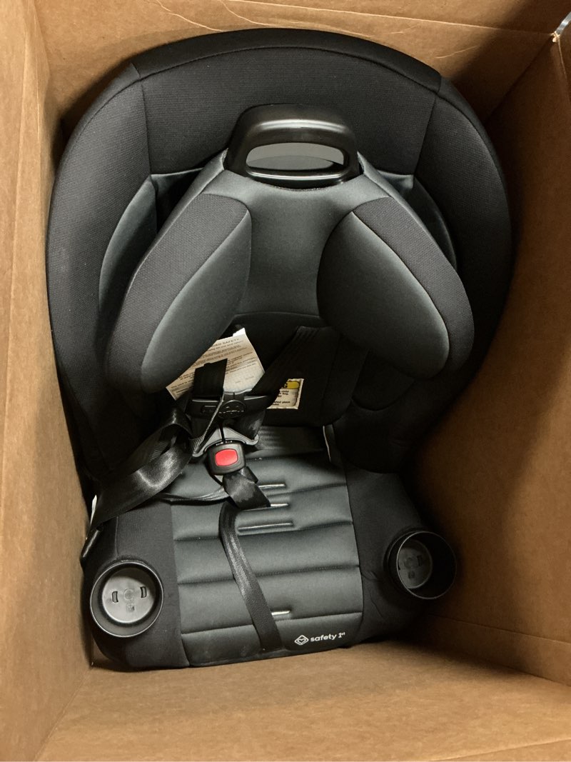 Condition photo showing Good Condition for Safety 1st Ellaris 3-in-1 Convertible Car Seat, Slim Fit Design, Rear & Forward-Facing, 5-Position Headrest, 3-Across Fit, Travel-Friendly with Machine-Washable Seat Pad, Smokey Haze