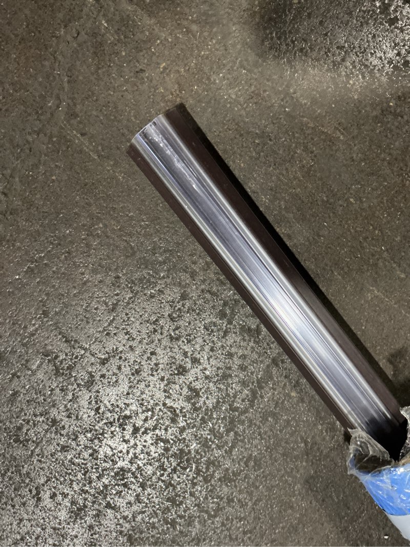 Condition photo showing As Is for dreamline black magnetic strike vinyl, 76 in. length, 308a-10, for 10 mm. thick glass shower door