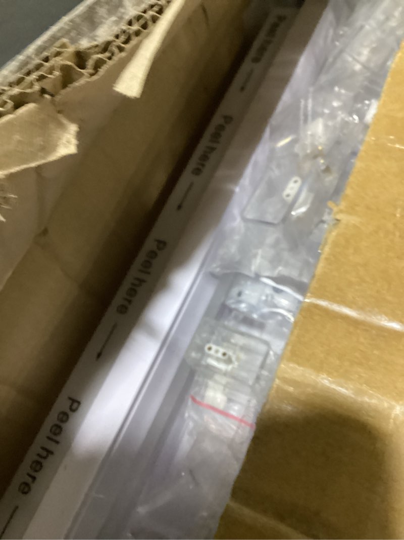 Litezone Hexagon Garage Lights, 14 Grids LED Garage Hexagon Lights with Rectangle Frame, 6500K Super