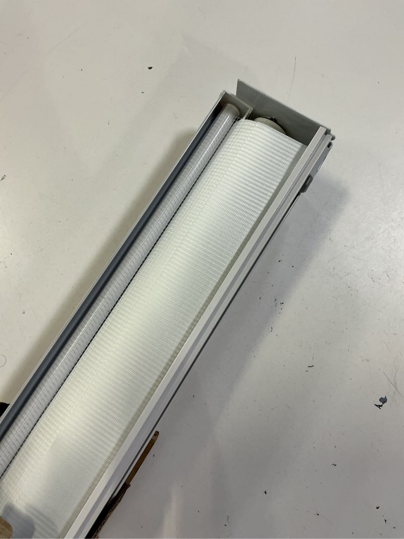 Condition photo showing Good Condition for cordless zebra blinds window blind zebra shade blinds for windows roller sheer shades privacy light filtering shades for home kitchen bathroom (width 41'' x height 72'' white) 41"w x 72"h cordless white