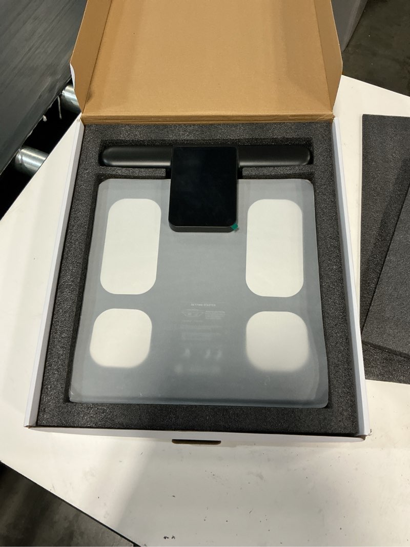 Condition photo showing New/Like New for fitdays body health pod scale, view 5 metrics without phone, 8-electrode smart scale with bmi body fat muscle mass, offline body composition analyzer, fsa&hsa eligible
