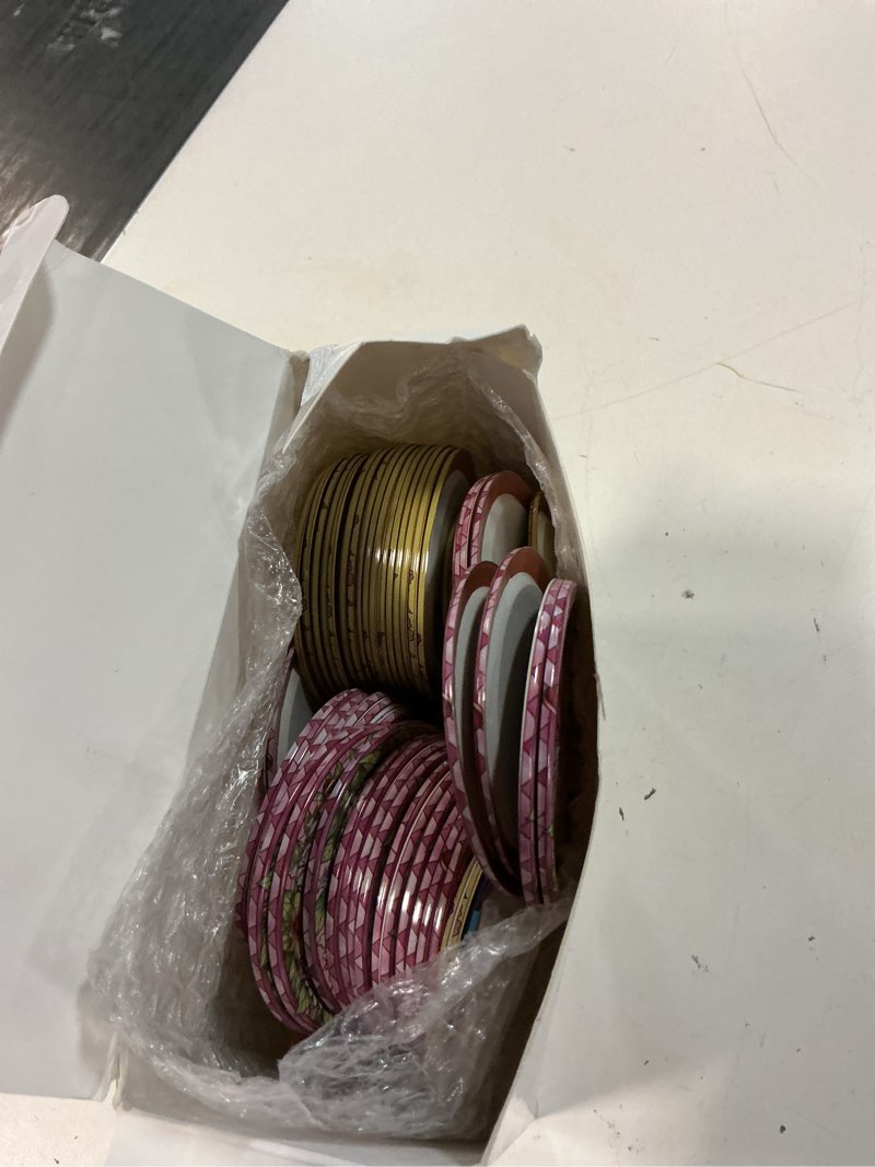 Condition photo showing Good Condition for 120 pack regular mouth canning lids, 4 style 2.75'' decorative mason jar lids rust-resistant tinplate lid for food jam fruits storage canning supplies (stained glass style) 120 stained glass style