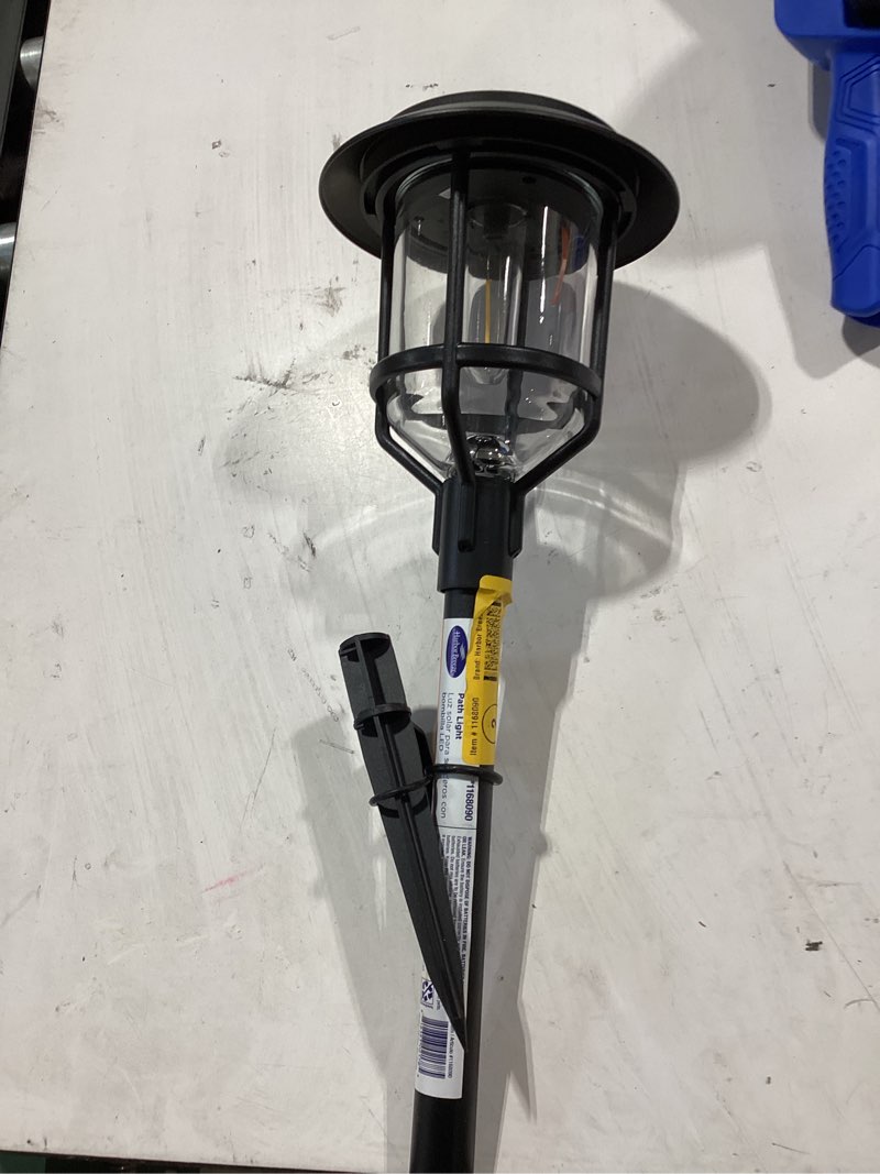 Condition photo showing Good Condition for harbor breeze path light 15 -lumens 0.2 -watt black solar led outdoor path light ( 3000-k )