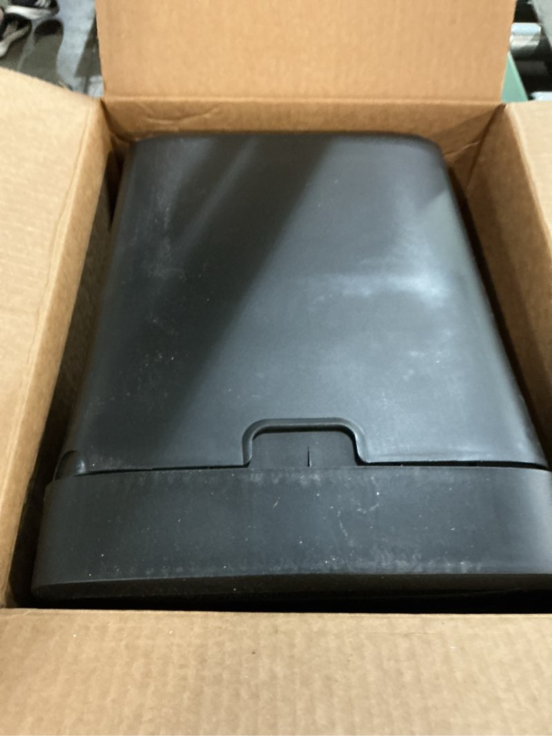 Condition photo showing As Is for Countertop Ice Maker Machine, 8 Ice Cubes in 6 mins, 26lb/Day Ice with 2 Sizes- Portable Mini, Energy Saving & Basket/Scoop for Home/Party/Travel/Camping/Bar,Black Dark Black 26Lbs/24H