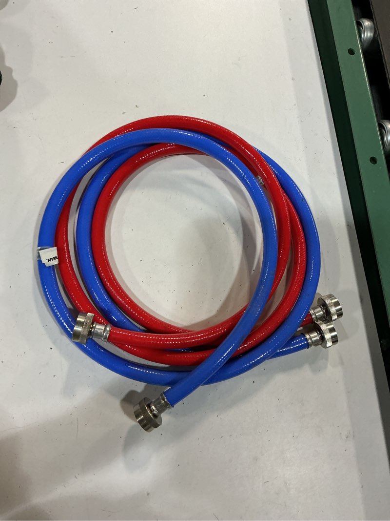 Condition photo showing Good Condition for eastman 2-pack 6-ft 3/4-in fht inlet x 3/4-in fht outlet pvc washing machine connector