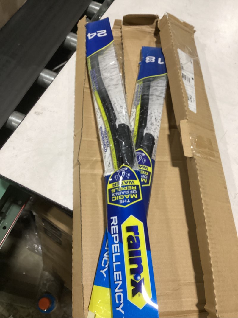 Condition photo showing Good Condition for 2-Wipers: 24\\\\\\\" + 18\\\\\\\" For Michelin Windshield Beam Wiper Blades - 25-240 25-180