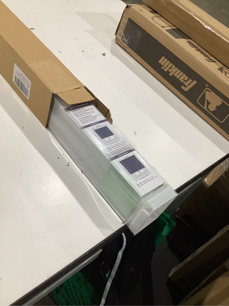 Condition photo showing Good Condition for aosky cordless roller shades blackout blinds for windows room darkening rolled up shades with spring system, uv protection window shades door blinds for home and office (26" w x 72" h,white) 26"w x 72"h white