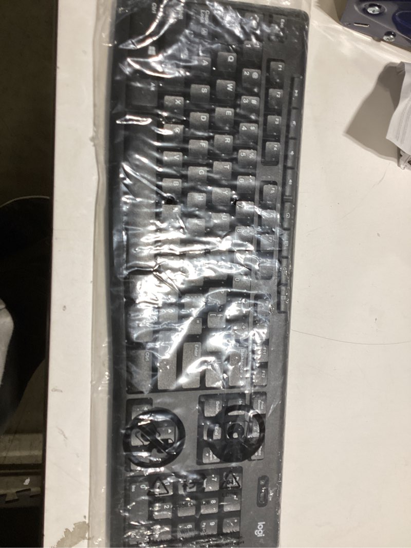 Logitech MK270 Wireless Keyboard and Mouse Combo for Windows, 2.4 GHz, 8 Multimedia Keys, PC, Laptop incomplete