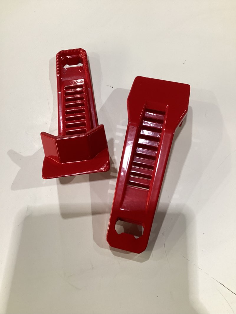 Condition photo showing Good Condition for (2-Pack) Calvana XL Drywall Lift & Sheetrock Kicker Multi-Tool Set with Built-In Drywall Rasp Tool & Bottle Opener, Ideal for Wall Panels & Door Installation, XL Size Drywall Tools 2pk