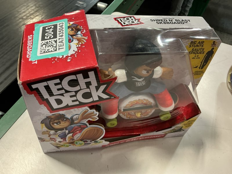 Condition photo showing Good Condition for tech deck shred n' blast motorized skateboard toy, for ages 6 and up